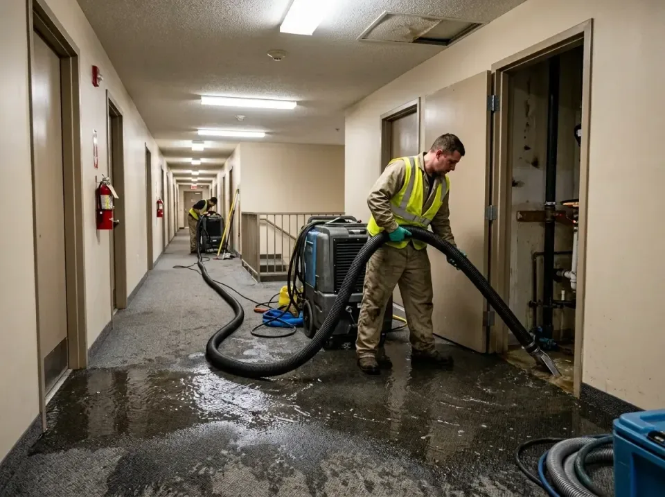 multi-unit-apartment-hallway-f-005 — frequently asked questions, Emergency Burst Pipe Water Extraction & Removal in Crowley,…